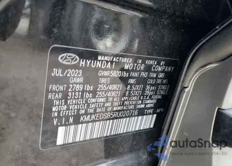 2024 Genesis Gv60 Performance z USA, uszkodzony, nr VIN KMUKEDSB5RU020716